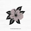 hawaiian flower SVG