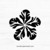 hawaiian flower SVG