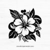 hawaiian flower SVG