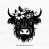 highland cow SVG