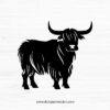 highland cow SVG