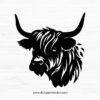 highland cow SVG