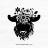 highland cow SVG